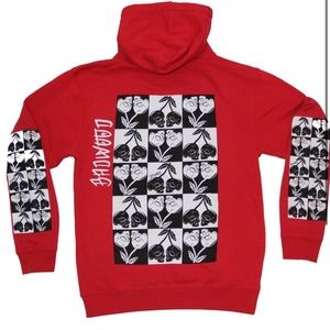 Badwood Hoodie Unisex Red Cherry bomb collection